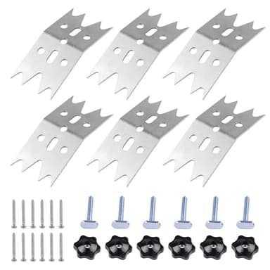 Xadnitu 6 Pieces Slab Clamping Dogs, Bench Dogs Router Sled for Woodworking, CNC, Panel Processing Project to Flatten and Secure Wood Slabs