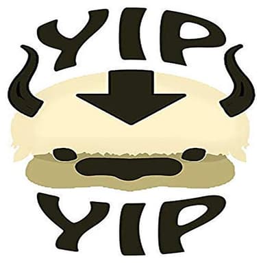 Set of 3 - YIP YIP Appa! - Sticker - Vinyl Decal for Cars, Trucks, Laptops, Water Bottles, Windows, Tumblers, Cell Phones Etc