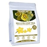 TEARELAE - Mullein Tea Bags For Lungs - 2.65 oz/75g (3g X 25 Bags) - 100% Pure Natural Premium Mullein Leaf Tea - Non-GMO - Caffeine-free - Good For Respiratory System