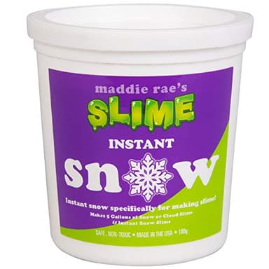 SCS Direct Maddie Rae's Instant Snow XL Pack- Makes 5 GALLONS of Fake Artificial Snow-Best Powder for Cloud Slime, Made in USA - Kid Safe, Non-Toxic, School Project DIY Art & Craft, Holiday Gift