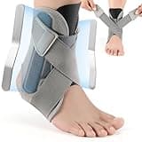 Ankle Brace for Women Men, Ankle Brace for Sprained Ankle, Ankle Support Brace for Injury Recovery, Sprain, Achilles, Ankle Stabilizer for Sports, Ankle Support for Women Men with Adjustable Wrap