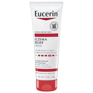Eucerin Eczema Relief, Full Body Lotion, Moisturizing Eczema Cream with Colloidal Oatmeal (Skin Protectant) and Ceramide 3, 8 Oz Tube