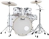 Pearl Export EXX 5-Piece Drum Set with Hardware - Fusion Configuration- Pure White