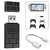 8BitDo Wireless Controller Adapter and Converter for Switch, Steam Deck, Windows, Raspberry Pi, PS5/PS4/PS3, Xbox Series X/S - Bluetooth Controller Dongle with OTG Cable