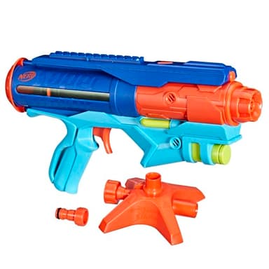 Nerf Super Soaker Power Drench Water Blaster, High Performance Pressurized Blasting, Easy Fill Station, Water Toys, Ages 8+