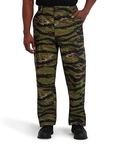 Propper Men's Standard F525025-Uniform BDU Trouser, Asian Tiger Stripe, Medium Regular
