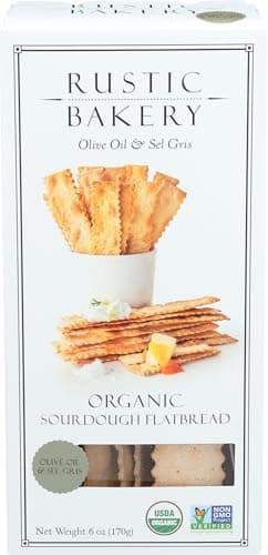 Rustic Bakery, Flatbread Sel Gris Organic, 6 Ounce