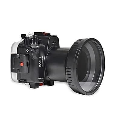 Seafrogs 40m/130ft Underwater Housing Waterproof Case for Canon EOS R, Compatible with 24-105mm Lens, for Underwater Photography or Videography