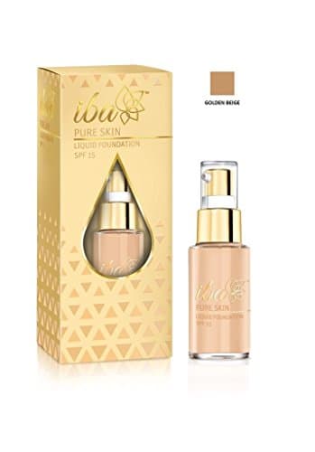 Iba Halal Care Pure Skin Liquid Foundation, Golden Beige, 30ml