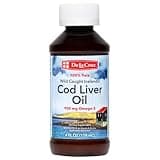 De La Cruz Cod Liver Oil Liquid - Pure Wild-Caught Icelandic Fish Oil 4 FL OZ (118 mL)