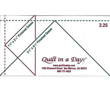 2.25 Flying Geese Ruler by Quilt in a Day