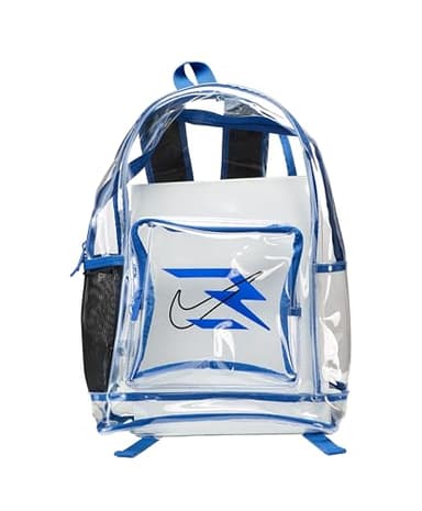 Nike 3 Brand Clear Backpack – Royal Blue – One size (23L)