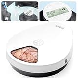 UBPET F10 Automatic Cat Feeder Wet Food, Semiconductor Cooling 5 Meal Timed Meat Dispenser, 24-Hour Freshness 3 Cooling Modes, Dry and Wet Food Automatic Feeder for Cats and Dogs
