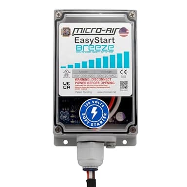 MICRO-AIR EasyStart Breeze 399 - Soft Starter for RV Air Conditioners - Starter Compressor Unit for Travel Trailers - Soft Start for 120V RV A/C Motors - Compact & Easy to Install - Breeze