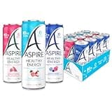 ASPIRE® The Fan Favorite Variety Pack, Healthy Energy Drink with Low Caffeine, No Sugar, Carbs, and Keto Friendly, 12 Pack
