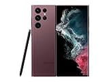 Samsung Galaxy S22 Ultra 5G Factory Unlocked Android Smartphone, 128GB, US Version, Burgundy (Renewed)