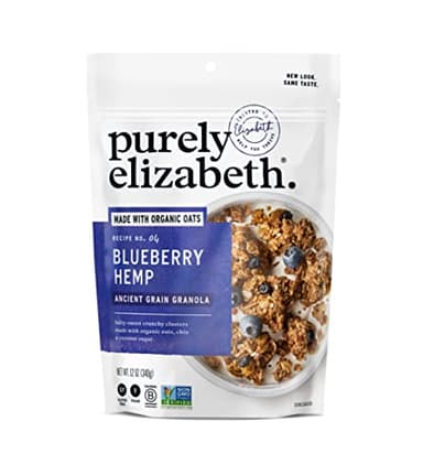 Purely Elizabeth Ancient Grain Granola Cereal Blueberry Hemp, 12oz