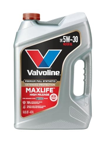 Valvoline MaxLife Extended Protection High Mileage 5W-30 Full Synthetic Motor Oil 5 Quart