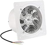 Aydomer 8 inch Exhaust Fan, Wall Mounted Garage Ventilation Fan, Basement Extractor Fan 500CFM Through-wall installation Ventilation Fan， ceiling and wall-mounted exhaust fan(110V 78W White)