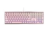 Cherry MX 3.0 S Wired Mechanical Gaming Keyboard. Aluminum Housing Built for Gamers w/MX Blue Switches. RGB Backlit Color Display Over 16m Colors. Pink