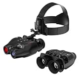 Night Vision Goggles Head Mounted for Adults,984FT Rechargeable Infrared Digital Binoculars,5X Digital Zoom, Hands Free Night-Vision Goggles with 32GB TF Card, Photo & Video Capture,Head Strap
