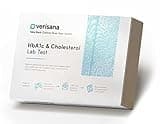 HbA1c & Cholesterol Test – at Home Kit – Measure Your A1c Blood Sugar Levels and Your Cholesterol – Blood Analysis by CLIA-Certified Lab – Verisana