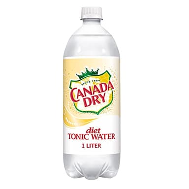 Canada Dry Diet Tonic Water, 1 Liter Bottle