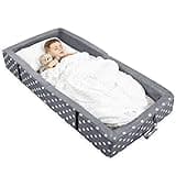 Milliard Toddler Floor Bed with a Fitted Sheet, Washable Toddler Cots for Sleeping, Comfortable and Portable Bed for Kids, Foldable Toddler Bed (Grey)