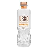 USKO Citrus Non Alcoholic Vodka, Award Winning 0.0% ABV Non Alcoholic Spirits With a Lemon Lime Twist and a Cool Cucumber Breeze - Halal, Low Sugar, Vegan and Gluten-Free, Part of the Spirits of Virtue Range (700ml)