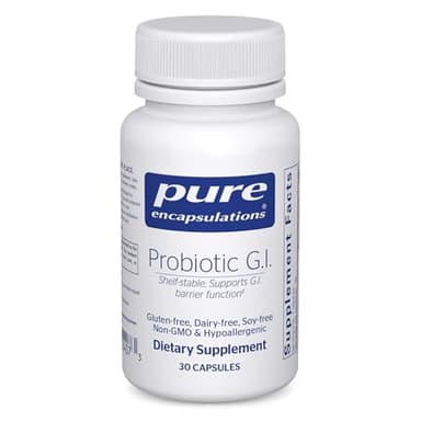 Pure Encapsulations Probiotic G.I. - Shelf Stable Probiotic for Intestinal Health & Gastrointestinal Support - with Lactobacillus & Bifidobacterium - 30 Capsules