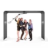 MWE Sky Overhead 360 Photo Booth for Big Parties with Software APP Remote Control Rotating 360-Degree Full Body Spin with Ring Light and Stand for up to 15 People