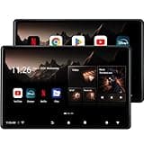 14 inch 4K Android.13 Car TV Headrest Monitor for Cars Back seat Rear Entertainment System, Support Phone Wireless Mirror Link Touch Screen,with WiFi/Bluetooth/HDMI/USB/Video Player (4G+64G(2*PCs))