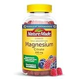 Nature Made High Absorption Magnesium Citrate 200 mg per serving, Magnesium Supplement for Muscle, Nerve, Bone and Heart Support, 60 Magnesium Gummies, 30 Day Supply