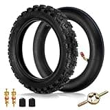 FVRITO 2.50X10 Knobby Tyre 2.50-10 Tire And Inner Tube for XR50 CRF50 CR60R MX500 MX650 SX500 Dirt Rocket QG-210 MVX70 MVX110 Baja DR49 Tao db10 PW50 YZinger TTR50 KDX50 DR-Z70 JR50 Off Road Pit Bike
