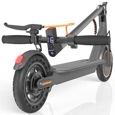 Aovowheel Electric Scooter for Adults, 8.5'' Folding E Scooter with 350W Motor 19 Mph Top Speed, Max 19 Miles Long Range, Commuting Scooters with Dual Brakes System