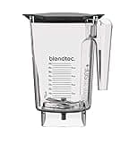 Blendtec 40-630-62 Clear WildSide+ Jar with Black Hard Lid