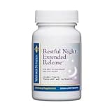 Dr. Whitaker Restful Night Extended Release Melatonin Sleep Aid Helps You Fall Asleep and Stay Asleep Longer with Dual-Layer, Extended Release Technology, 30 Tablets (30-Day Supply)