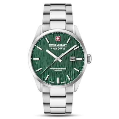 Swiss Military Hanowa SMWGH0006101 Men's Watch Silver Fir Stainless Steel Strap Sapphire Glass