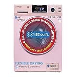 Equator All-in-One Washer Dryer VENTLESS/VENTED PET cycle 1.62cf/15lbs 110V in Pink