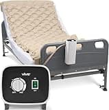 Vive Alternating Air Pressure Mattress Pad - The Original Bed Sore Prevention Solution - Hospital & Home Mattress Topper - Includes Waterproof, Heat Resistant Ulcer Cushion Pad & Whisper Quiet Pump