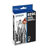 EPSON 822 DURABrite Ultra Ink High Capacity Black Cartridge (T822XL120-S) Works with WorkForce Pro WF-3820, WF-3823, WF-4820, WF-4830, WF-4833, WF-4834