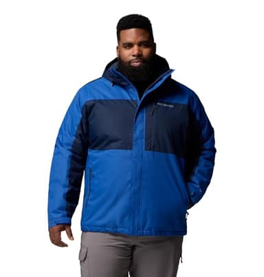 Columbia Mens Tipton Peak III Insulated Jacket, Mountain Blue/Collegiate Navy, Medium