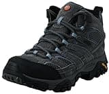 Merrell Women's Moab 2 Mid Waterproof Hiking Boot, Granite, 9 M US