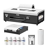 MZK A4 L805 DTF Printer T-Shirt Transfer Printer Direct to Film,Built-in White Stirring, Ink Circulatory,and Automatic Cleaning,for DIY Direct Print T-Shirts, Hoodie, Fabrics,Upgrade Software