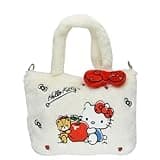 Cute Kitty Cat Plush Crossbody Bag with Adjustable Shoulder Strap, Kawaii Handbag with Buckle, Kitty Family Wallet Purse Shoulder Bag Coin Pouch Accessories for Women Girls