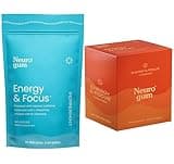 NeuroGum Energy Caffeine Gum (144 Pieces) - Sugar Free with L-theanine + Natural Caffeine + Vitamin B12 & B6 - Nootropic Energy & Focus Supplement for Women & Men - Peppermint & Cinnamon Flavor