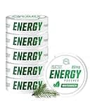 Grinds Energy Pouches - Natural Caffeine Pouches - Contains B-Vitamins, Sugar-Free, & 0 Calories - 80mg of Caffeine in Each Pouch - Wintergreen - 6 Pack, 15 Pouches Per Can