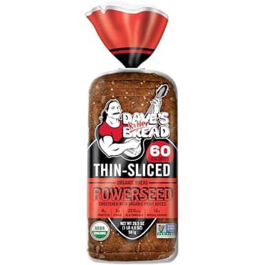 Dave's Killer Bread Powerseed Thin-Sliced, Seeded Organic Bread, 20.5 oz Loaf