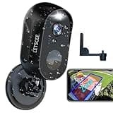 LETSCEE Security Cameras Wireless Outdoor or Indoor,Alexa Cameras for Home Security Outside with Night Vision,2-Way Audio,Motion Detection,SD/Cloud Storage,Motion Zone,IP65 Weatherproof