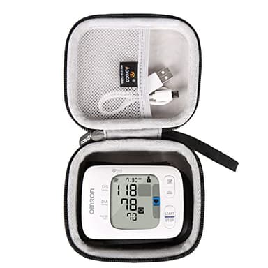 Aproca Case Compatible with OMRON Gold Series BP4350 / 7 Series Wireless Wrist Blood Pressure Monitor, Storage Portable Bag for Accessories (Case Only)